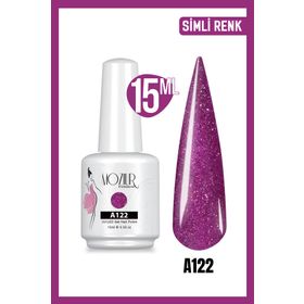 Mozıur Simli Seri A122 Uv Led Kalıcı 15 ml Oje