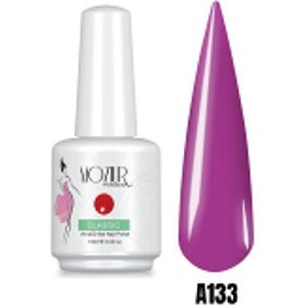 Mozıur Simli Seri A133 Uv Led Kalıcı 15 ml Oje