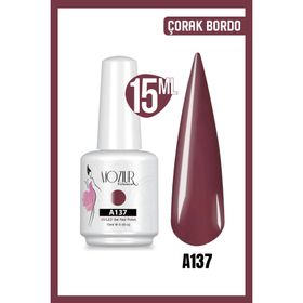 Mozıur Uv Led A137 Kırmızı Kalıcı 15 ml Oje