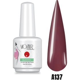 Mozıur Uv Led A137 Kırmızı Kalıcı 15 ml Oje