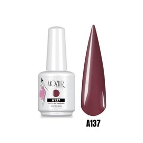 Mozıur Uv Led A137 Kırmızı Kalıcı 15 ml Oje
