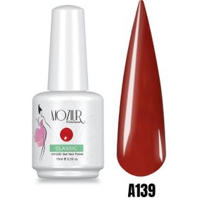 Mozıur Uv Led A139 Kırmızı Kalıcı 15 ml Oje