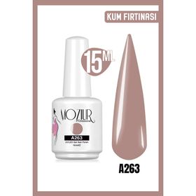Mozıur Uv Led A263 Kahverengi Kalıcı 15 ml Oje