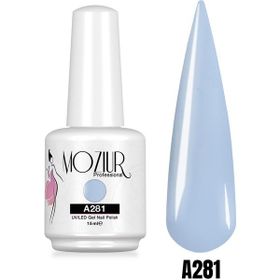 Mozıur Uv Led A281 Açık Mavi Kalıcı 15 ml Oje