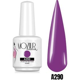 Mozıur Uv Led A290 Parlak Mor Kalıcı 15 ml Oje
