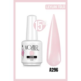 Mozıur Uv Led A296 Pembe Işıltılı Kalıcı 15 ml Oje
