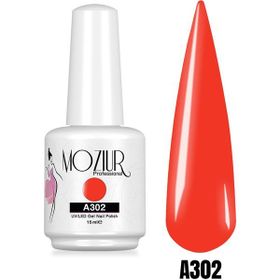 Mozıur Uv Led A302 Kırmızı Kalıcı 15 ml Oje