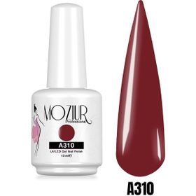 Mozıur Uv Led A310 Bordo Kalıcı 15 ml Oje