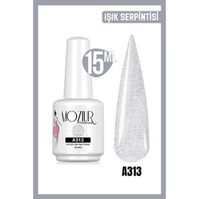 Mozıur Uv Led A313 Parlak Gümüş Kalıcı 15 ml Oje