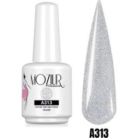 Mozıur Uv Led A313 Parlak Gümüş Kalıcı 15 ml Oje