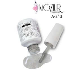Mozıur Uv Led A313 Parlak Gümüş Kalıcı 15 ml Oje