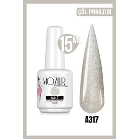 Mozıur Uv Led A317 Simli Kalıcı 15 ml Oje