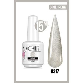Mozıur Uv Led A317 Simli Kalıcı 15 ml Oje