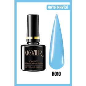 Mozıur Uv Led H010 Mavi Kalıcı 10 ml Oje