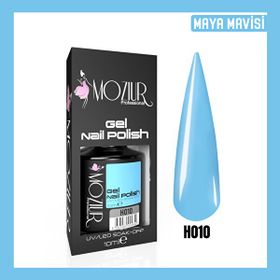 Mozıur Uv Led H010 Mavi Kalıcı 10 ml Oje