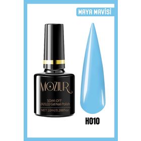 Mozıur Uv Led H010 Mavi Kalıcı 10 ml Oje