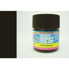Mr. Hobby H462 Gunze 10 ml Black Brown Aqueous Serisi Maket Boyası