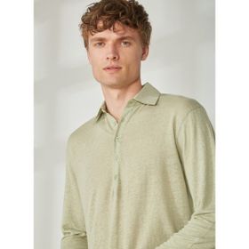 Mr. Mood Mr Atenas Polo Yaka Açık Haki Erkek T-shirt