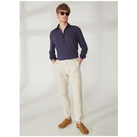 Mr. Mood Mr Atenas Polo Yaka Lacivert Erkek T-shirt
