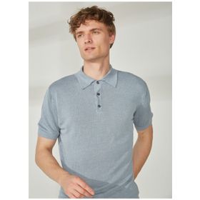 Mr. Mood Mr Compaorta Polo Yaka Gri Erkek T-shirt
