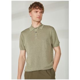 Mr. Mood Mr Compaorta Polo Yaka Haki Erkek T-shirt