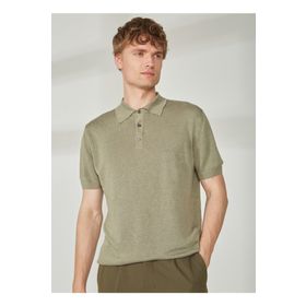 Mr. Mood Mr Compaorta Polo Yaka Haki Erkek T-shirt