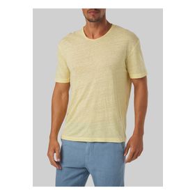 Mr. Mood Mr Figui Bisiklet Yaka Açık Sarı Erkek T-shirt