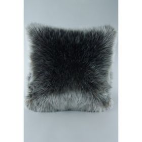 Mrs.Gugar 43x43 cm Kahverengi Peluş Kırlent Kılıfı