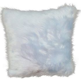 Mrs.Gugar 43x43 cm Mavi Peluş Kırlent Kılıfı