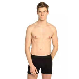MrtNlu 0114 L 3 Adet Tutku Likralı Erkek Siyah Boxer
