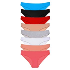MrtNlu 2 L 8 Adet Süper Eko Set Likralı Kadın Slip Külot Set