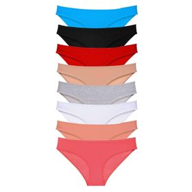 MrtNlu 2 L 8 Adet Süper Eko Set Likralı Kadın Slip Külot Set