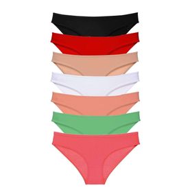 MrtNlu 5 L 7 Adet Süper Eko Set Likralı Kadın Slip Külot Set