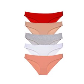 MrtNlu 523 XL 5 Adet Süper Eko Set Likralı Kadın Slip Külot