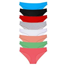 MrtNlu 6 XL 8 Adet Süper Eko Set Likralı Kadın Slip Külot Set