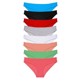 MrtNlu 6 XL 8 Adet Süper Eko Set Likralı Kadın Slip Külot Set