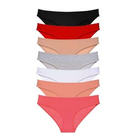 MrtNlu 7 Adet 2 M Süper Eko Set Likralı Kadın Slip Külot Set