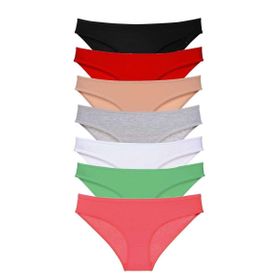 MrtNlu 7 Adet 3 L Süper Eko Set Likralı Kadın Slip Külot Set