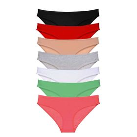 MrtNlu 7 Adet 3 L Süper Eko Set Likralı Kadın Slip Külot Set