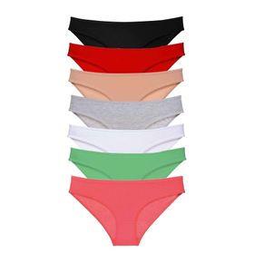 MrtNlu 7 Adet 3 L Süper Eko Set Likralı Kadın Slip Külot Set