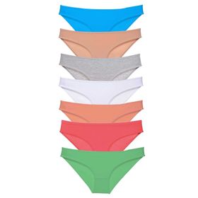 MrtNlu 7 Adet 6 M Süper Eko Set Likralı Kadın Slip Külot Set