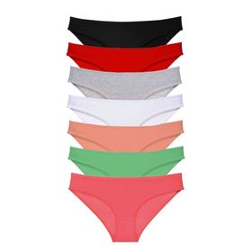 MrtNlu 7 Adet 6 M Süper Eko Set Likralı Kadın Slip Külot Set