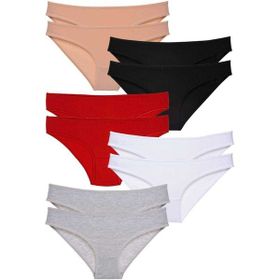 MrtNlu Çok Renkli Likralı 10 Adet Eko Set Kadın Slip Külot