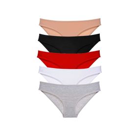 MrtNlu Çok Renkli M 5 Adet Süper Eko Set Likralı Kadın Slip Külot
