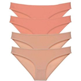 MrtNlu Pudra Ten XL 4 Adet Süper Eko Set Likralı Kadın Slip Külot