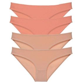 MrtNlu Pudra Ten XL 4 Adet Süper Eko Set Likralı Kadın Slip Külot