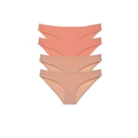 MrtNlu Pudra Ten XL 4 Adet Süper Eko Set Likralı Kadın Slip Külot