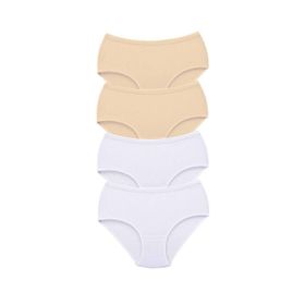 MrtNlu S9 2XL 4 Adet Tutku Kadın Yüksek Bel Bato Kalın Lastik Külot