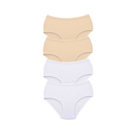 MrtNlu S9 3XL 4 Adet Tutku Kadın Yüksek Bel Bato Kalın Lastik Külot