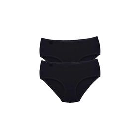 MrtNlu Siyah 2XL 2 Adet Tutku Kadın Yüksek Bel Bato İnce Lastik Külot